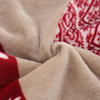 RKS-0172 Flannel/Sherpa Blanket Soft Microfiber Plush Sh Blanket Throw