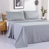 RKSB-0018 Solid Color Cozy 100% Cotton Bed Sheets Flat Sheet