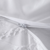 RUIKASI RKSB-0280 Luxury White Jacquard Duvet Cover Set