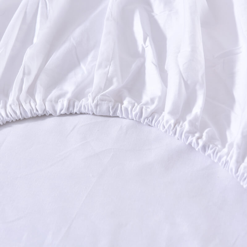 RKSB-0017 100% Cotton Fitted Sheet Soft Skin-friendly Bed Sheets