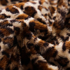 RKS-0115 Wild Leopard Print Cozy Fake Fur & Warm Sherpa Comforter Quilt with Fillings