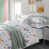 Duvet Cover Set Kids Bedding Set 3pcs, Soft Comfy Microfiber Cute Reversible Duvet Cover with 2 Pillow Cases