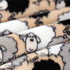 RKS-0179 Ruikasi Lovely Sheep Printed Coral Fleece Throw Flannel Warm Blanket