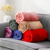 RKS-0019 Solid Flannel Throw Blanket Wholesale Made in China