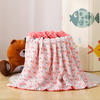 RKS-0062 Ruikasi Baby Blanket 100% Cotton Dot Blanket